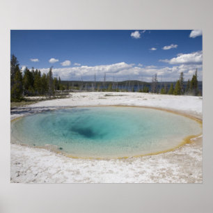 Poster WY, Parque Nacional de Yellowstone, West Thumb Gey