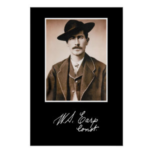 Pôster Wyatt Earp Constable em seu primeiro lugar