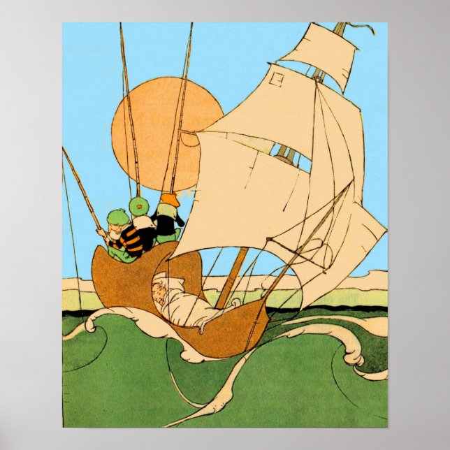 Poster Wynken, Blynken e Nod (Frente)