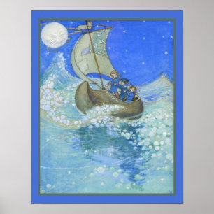 Poster Wynken Blynken e Nod 1908
