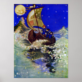 Poster Wynken Blynken e Nod Pogany Fine Art