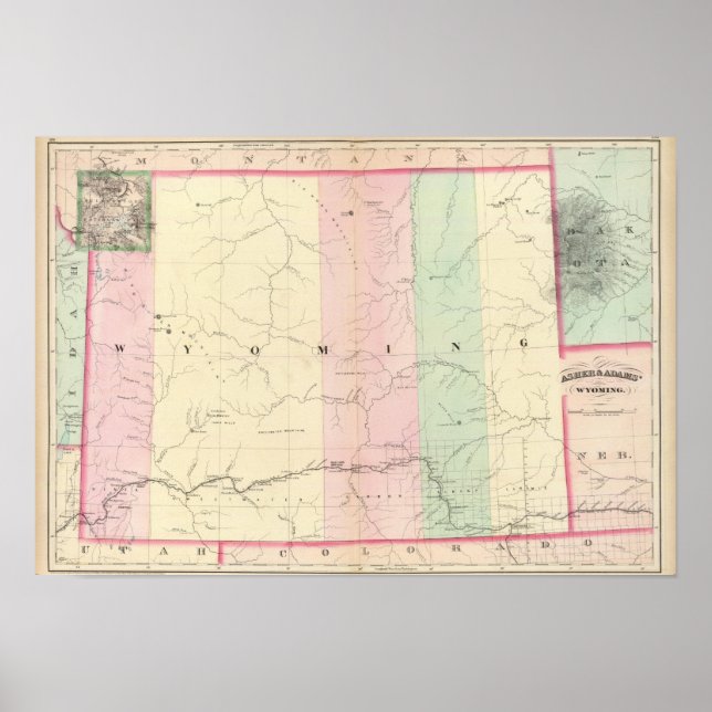 Pôster Wyoming 3 (Frente)