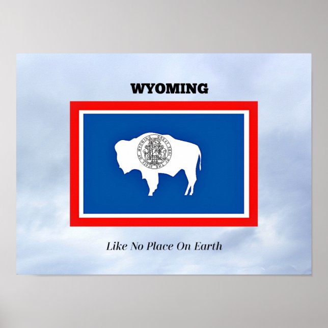 Poster Wyoming, Como Nenhum Lugar Na Terra (Frente)