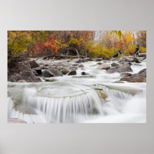 Poster Wyoming, Condado de Sublette, Pine Creek fluindo