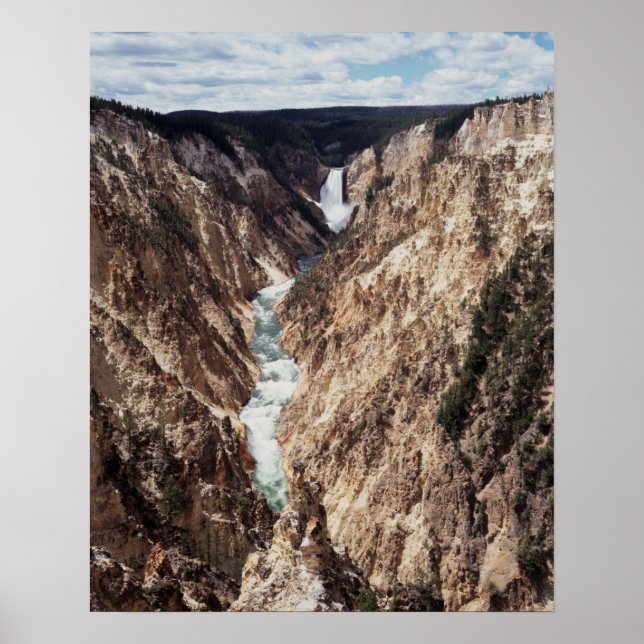 Pôster Wyoming, Parque Nacional Yellowstone, Baixa (Frente)
