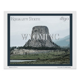 Pôster Wyoming Poster