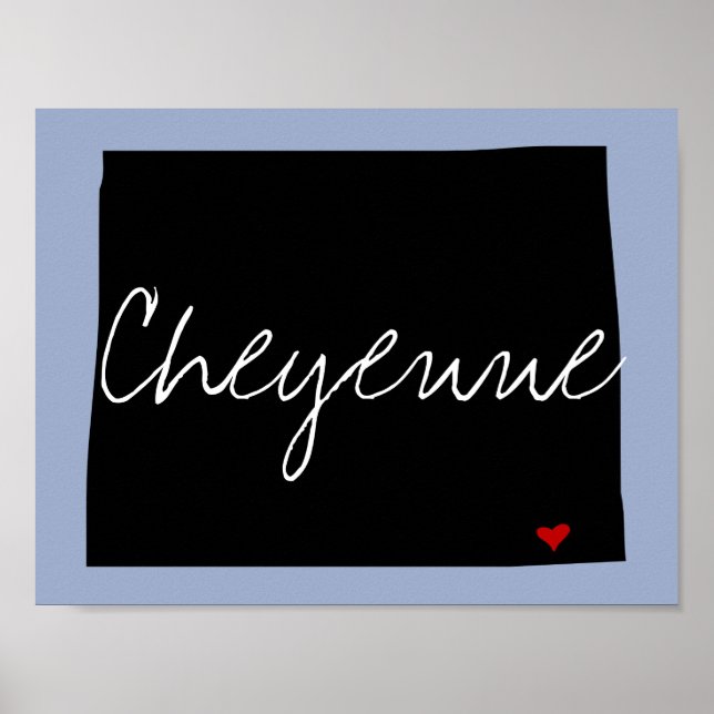 Poster Wyoming Town (Frente)