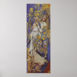 Pôster Wyspianski, Caritas (Madonna e criança), 1904 (1)