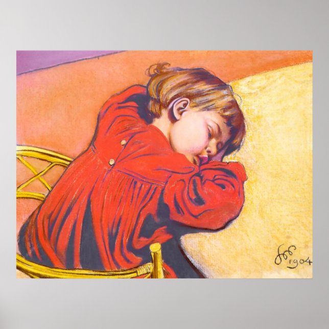 Poster Wyspianski, Stas Dormindo, 1904 (Frente)