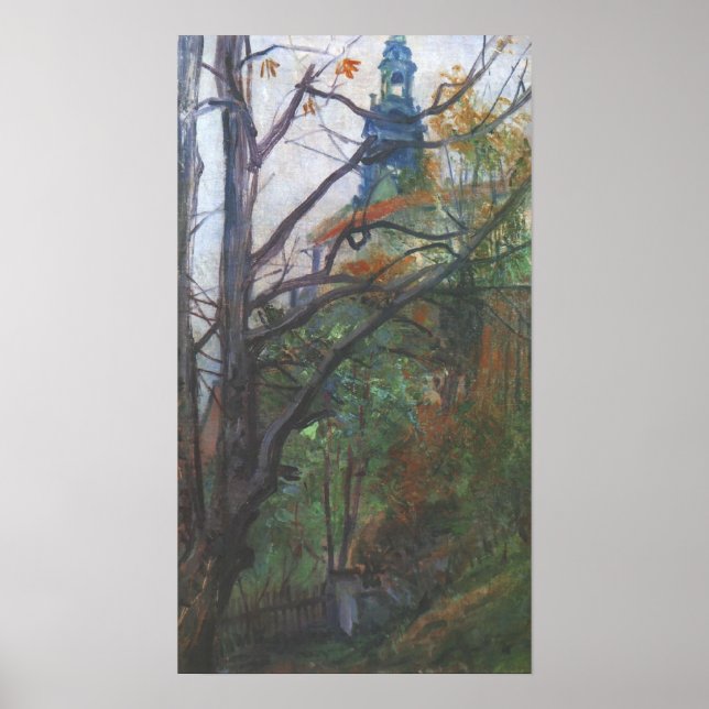 Pôster Wyspianski, Vista de Vavel, 1894 (Frente)