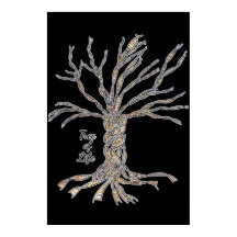 poster x 24" 36, preto