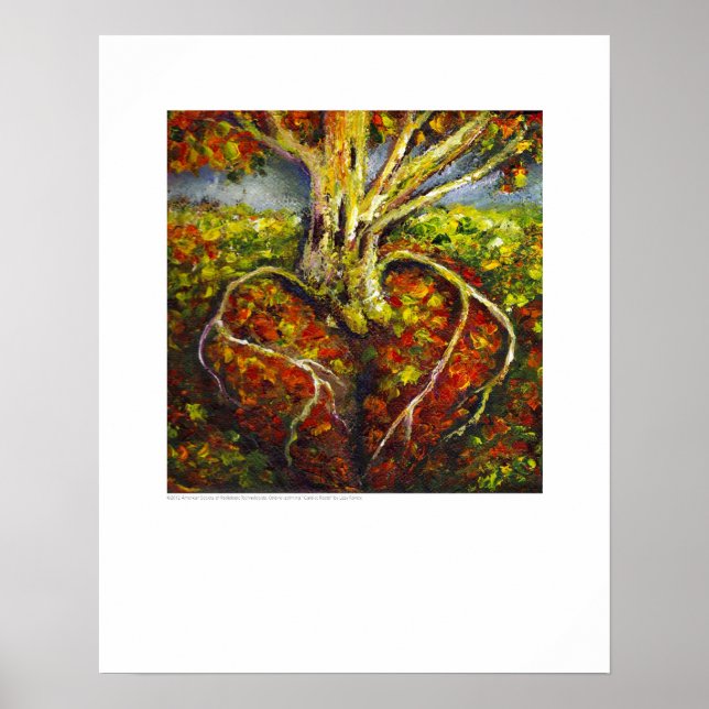 Pôster X-ray Cover art - Cardiac Roots by L. Rainey (Frente)