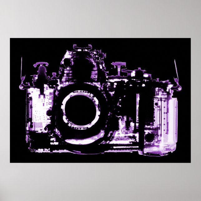 POSTER - X-RAY VISION CAMERA - PURPLE (Frente)