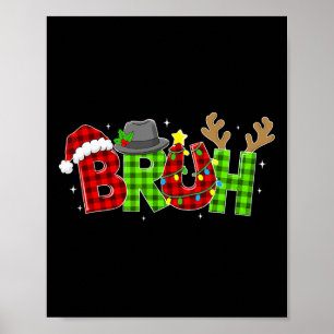 Poster Xadrez Bruh Engraçado Dizendo Banguecoque Meninos