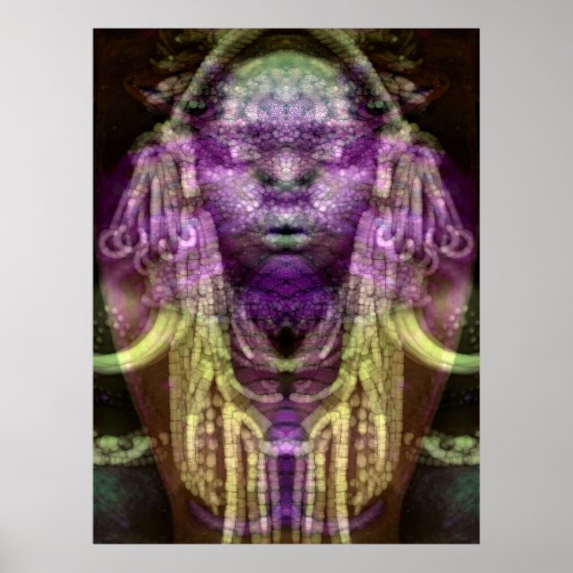 Poster Xamã Reptiliano 4 (Frente)