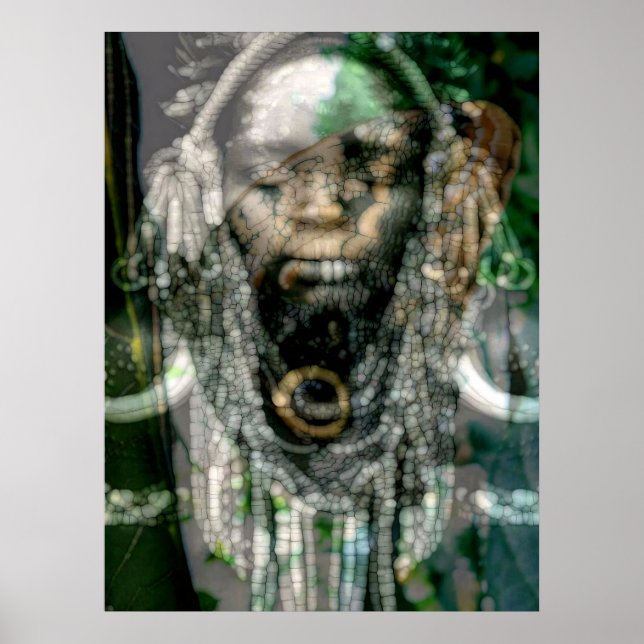 Poster Xamã Reptiliano 5 (Frente)