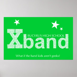 poster Xband 2010 (Verde limão)