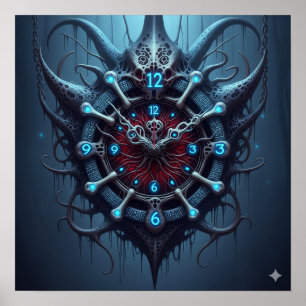 Poster Xeno Art Clock