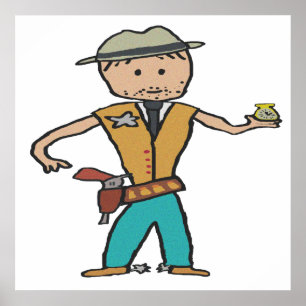 Poster Xerife Oeste Selvagem