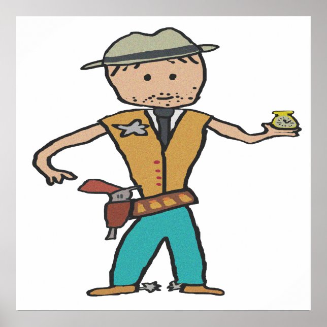 Poster Xerife Oeste Selvagem (Frente)