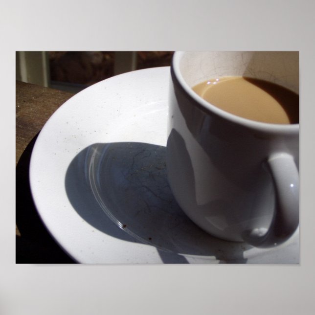 Pôster Xícara de café (Frente)