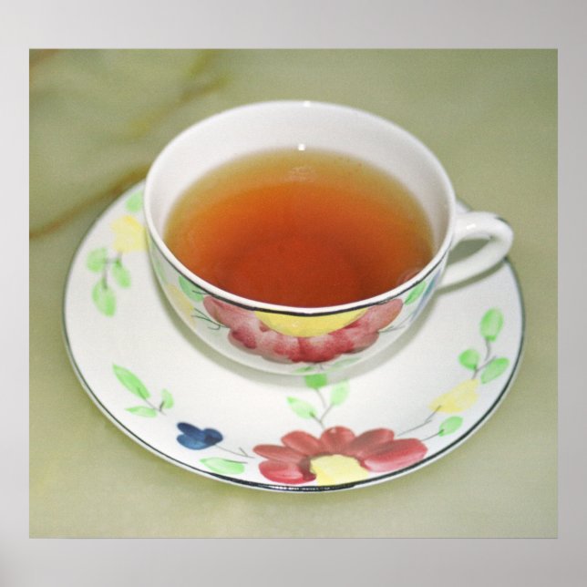 Pôster Xícara de chá (Frente)