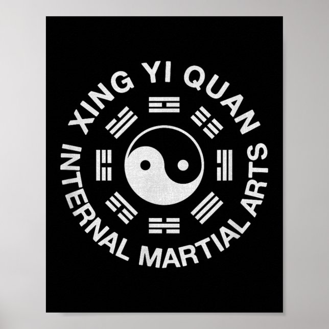 Poster Xingyi Internal Martial Arts  (Frente)