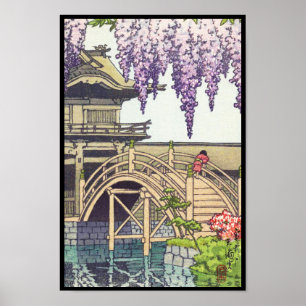 Poster Xintoísmo e sua Arquitetura, Ponte Kameido Kawase
