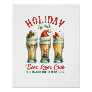 Pôster Xmas Gift Beer Lover Club