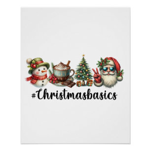 Pôster Xmas Gift Christmasbasics