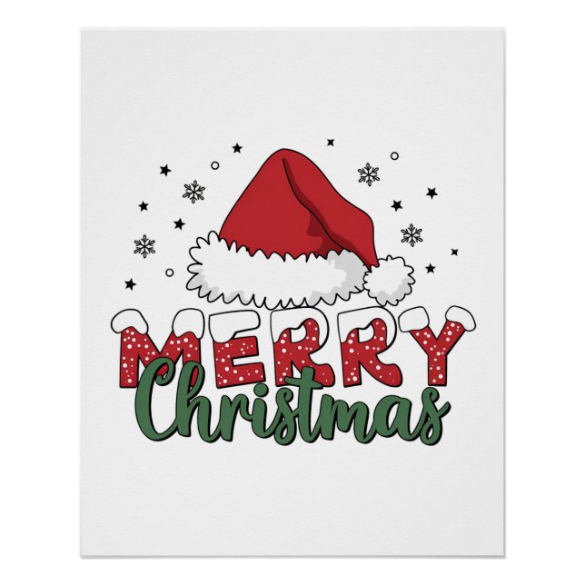 Pôster Xmas Gift Feliz Natal (Frente)