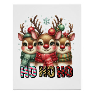 Pôster Xmas Gift Ho Ho Ho