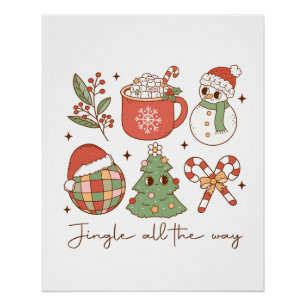 Pôster Xmas Gift Jingle Por Todo O Caminho