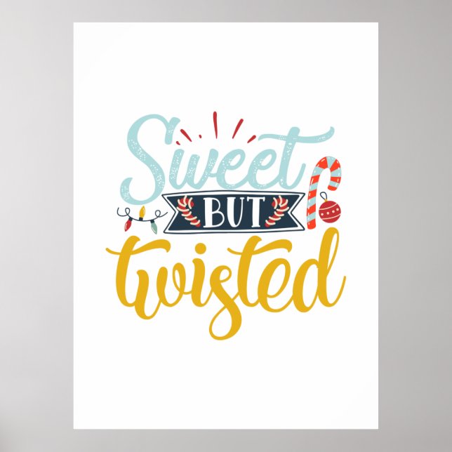 Poster Xmas Gift | Sweet But Twisted (Frente)