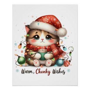 Pôster Xmas Gift Warm Chonky Deseja