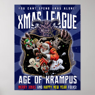 Pôster Xmas League Age of Krampus