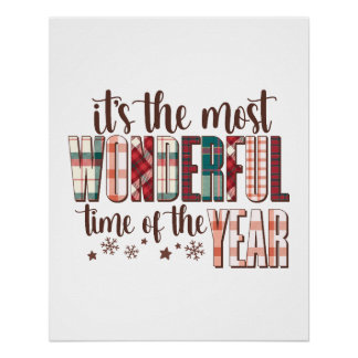 Pôster Xmas me presente É a época mais maravilhosa do ano