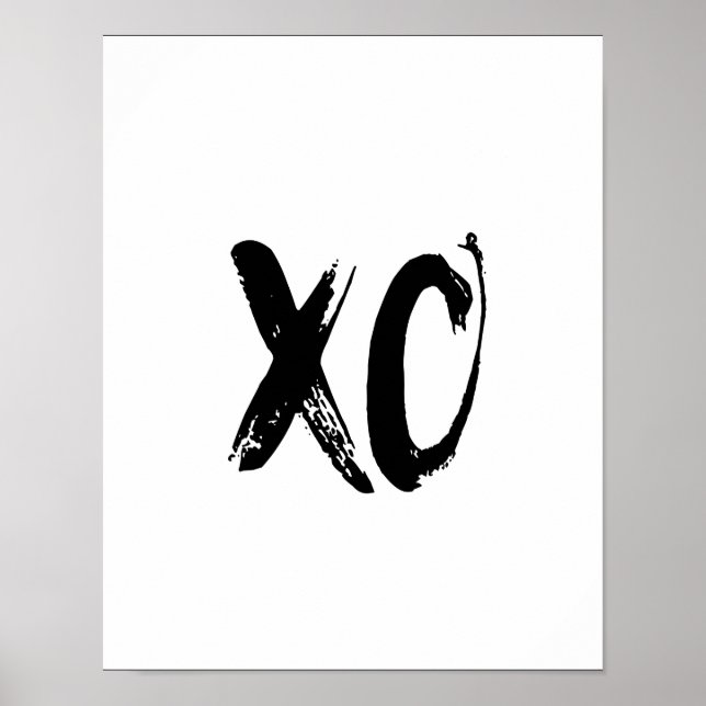 Poster XO (beijos e abraços) (Frente)