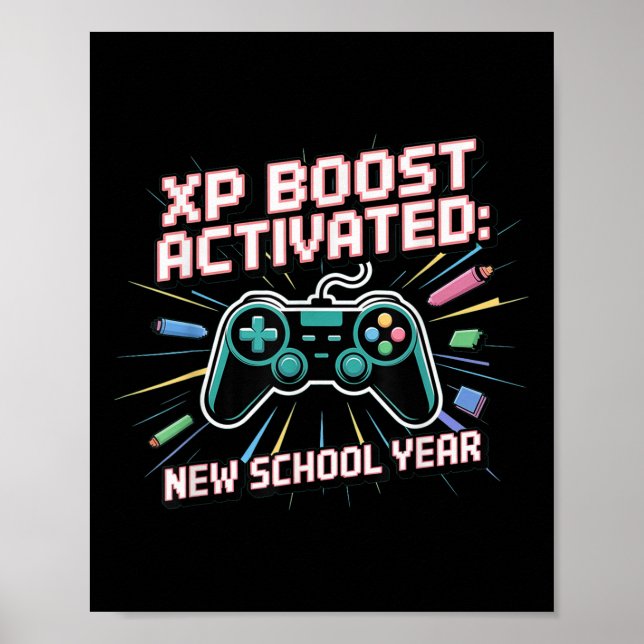 Poster Xp Boost, New School Year, Back To School, Gen Z A (Frente)