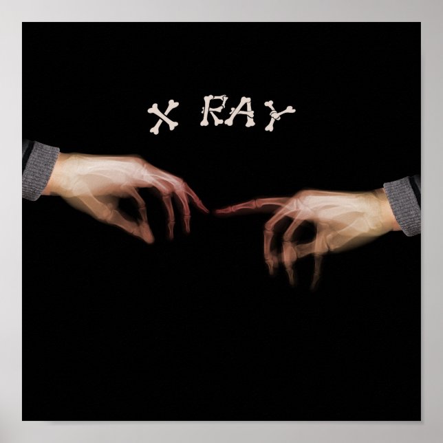POSTER XRAY TOUCH REMINISCENTE DE LEONARDO DAVINCI (Frente)