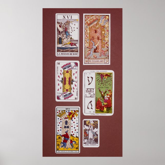 Poster XVI A Torre de Destruição (Frente)