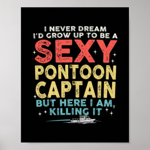 Poster Y Capitão do Pontão Férias de Barco Vida no Lago B