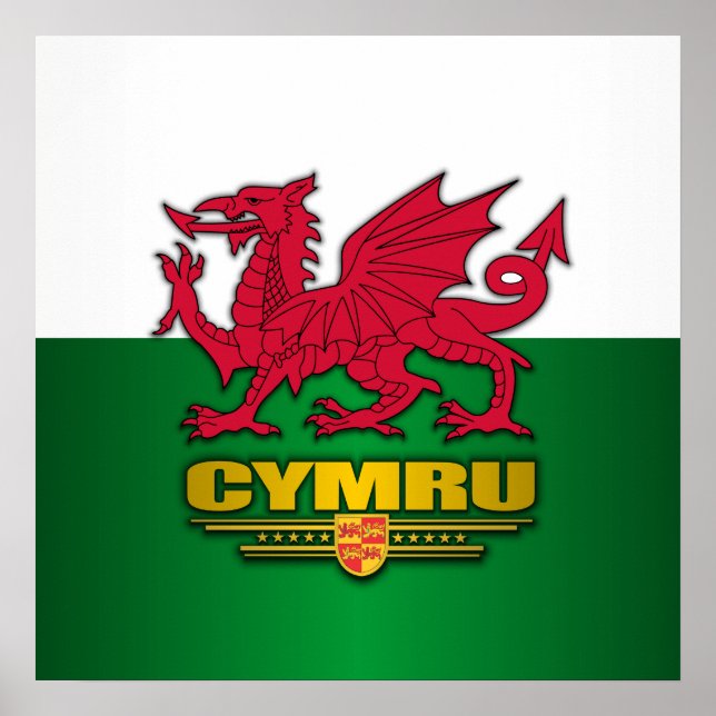 Poster Y Ddraig Goch (Frente)