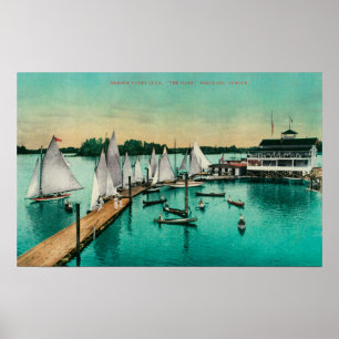 Pôster Yacht club de Oregon