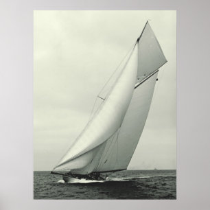 Pôster Yacht 'Columbia' 1901
