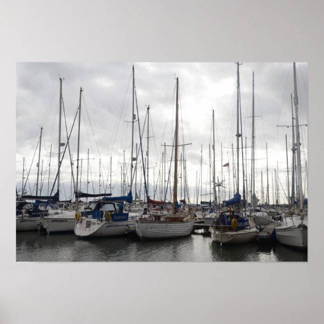 Pôster Yachts Partilhados (Frente)