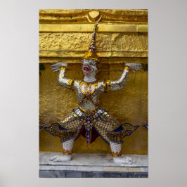 Poster Yahsha statue in Bangkok