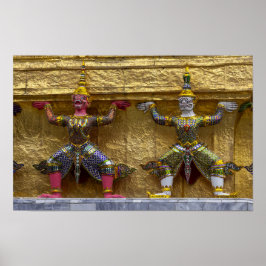 Poster Yahsha statue in Bangkok