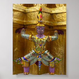 Poster Yahsha statue in Bangkok