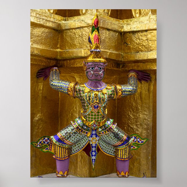 Poster Yahsha statue in Bangkok (Frente)